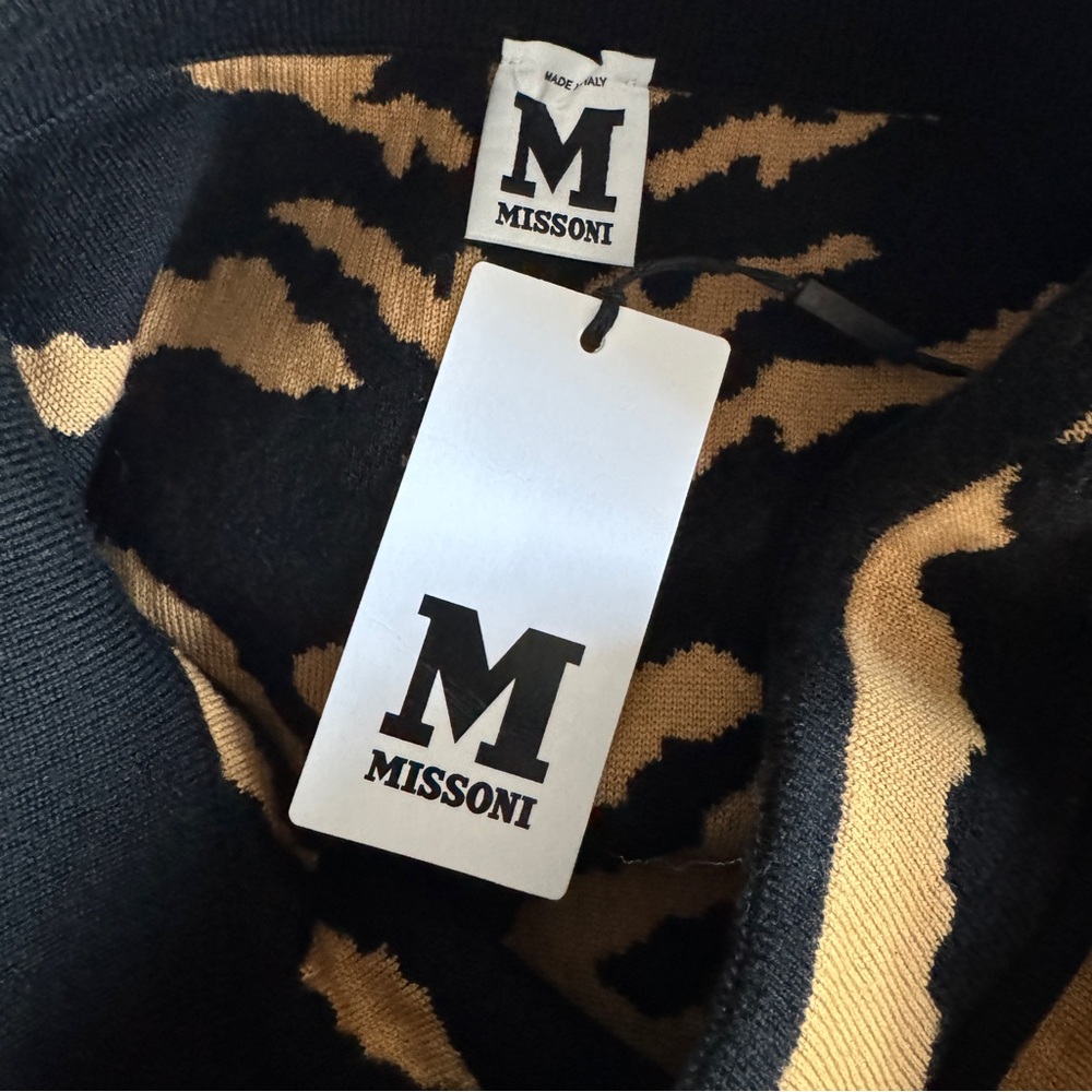 Missoni Black and Tan Mini Skirt - Picture 4 of 10